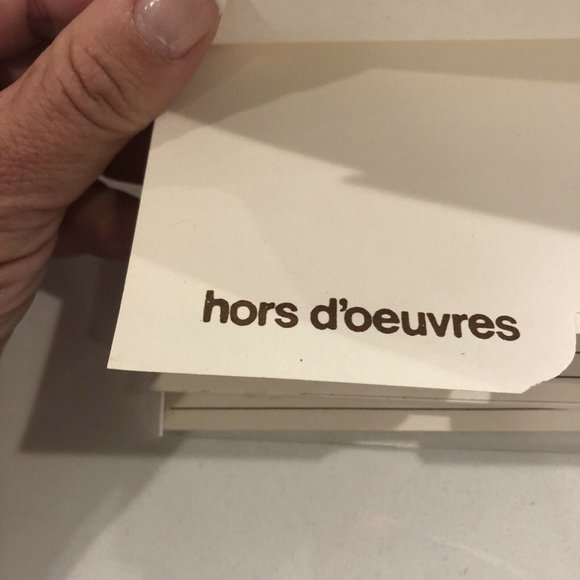 Vintage Mid Century Modern Lucite Roto Recipe File Cards 1970's Unused - Picture 5 of 7